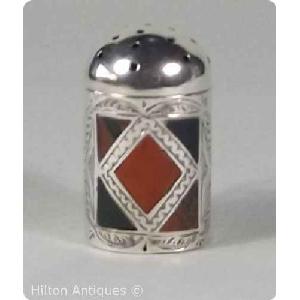 English STG silver Miniature Pepper Birm 1900 Image