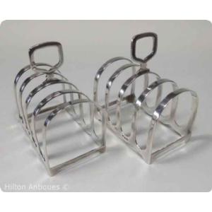 English STG silver PR Toast Racks SL Birm 1951 Image