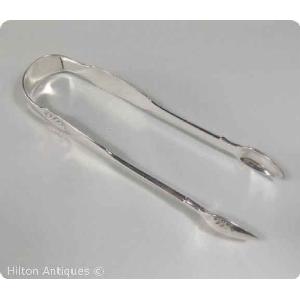 Irish STG silver Sugar Tongs Dublin 1811- 20 15cm Image