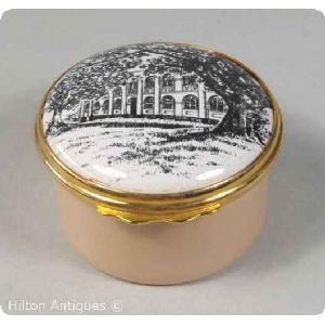 Halcyon Days Enamel Box AU Historic LTD ed 1970s 2 Image