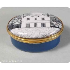 Halcyon Days Enamel Box AU Historic LTD ed 1970s 5 Image