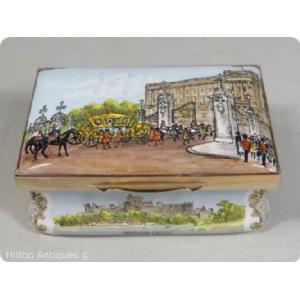 Halcyon Days Enamel Box Silver Jubilee LTD Ed 1977 Image