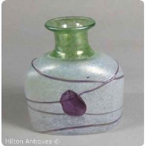 Kosta Boda Mini Art Glass Vase Bertil Vallien 1980 Image